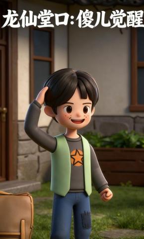 短剧《龙仙堂口：傻儿觉醒》海报