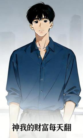 短剧《神我的财富每天翻》海报