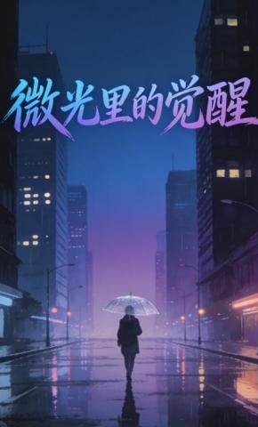 短剧《微光里的觉醒》海报