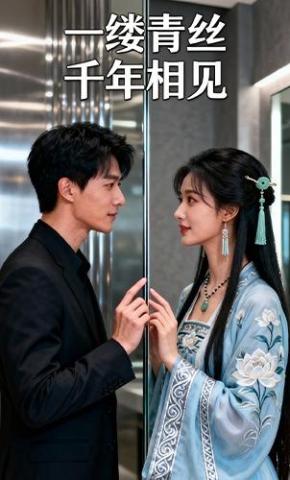 短剧《一缕青丝千年相见》海报