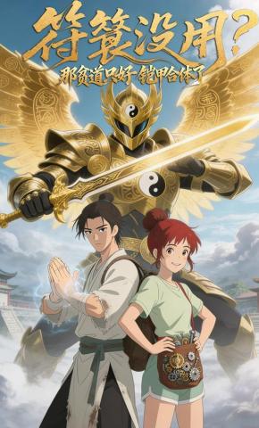 短剧《符箓没用？那贫道只好铠甲合体了》海报