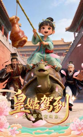 短剧《皇姑驾到：全朝都在宠幼崽》海报