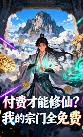 短剧《付费才能修仙？我的宗门全免费》海报