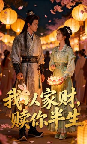 短剧《我以家财，赎你半生》海报