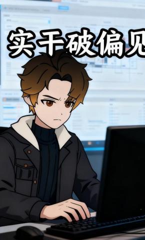 短剧《实干破偏见》海报