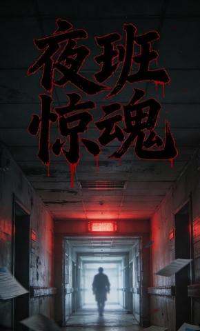 短剧《夜班惊魂》海报