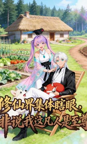 短剧《修仙界集体瞎眼，非说我这凡人是至尊》海报