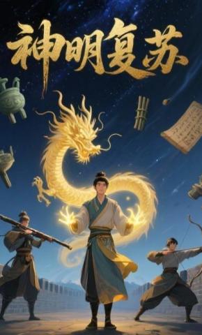 短剧《神明复苏》海报