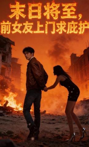 短剧《末日将至，前女友上门求庇护》海报