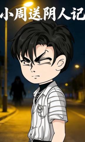短剧《小周送阴人记》海报