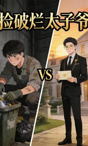 短剧《捡破烂太子爷》海报