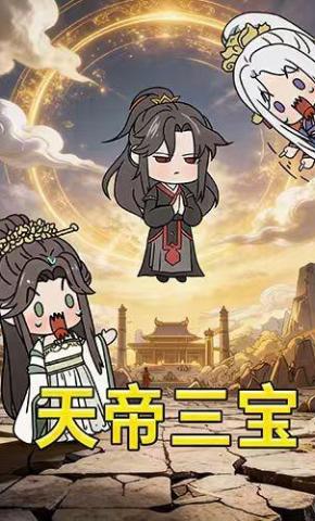 短剧《天帝三宝》海报