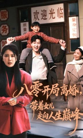短剧《八零开局离婚，带着女儿走向人生巅峰》海报