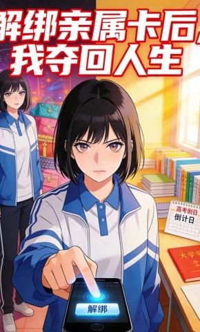 短剧《解绑亲属卡后，我夺回人生》海报