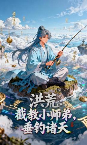 短剧《洪荒：截教小师弟，垂钓诸天》海报