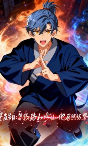 短剧《整蛊节目：忽悠路人修仙，他居然结婴了》海报