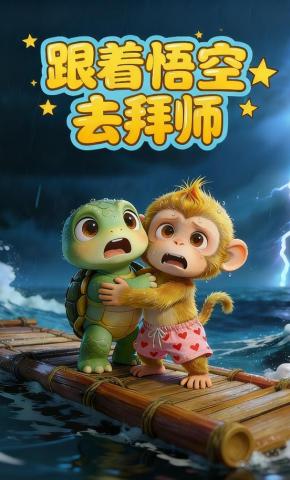 短剧《跟着悟空去拜师》海报