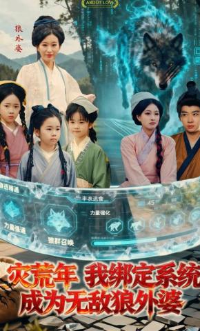 短剧《灾荒年，我绑定系统成为无敌狼外婆》海报