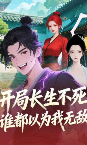 短剧《开局长生不死，谁都以为我无敌》海报