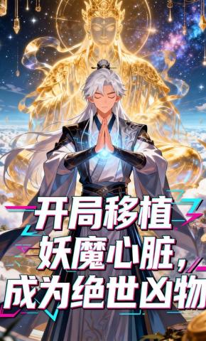 短剧《开局移植妖魔心脏，成为绝世凶物》海报