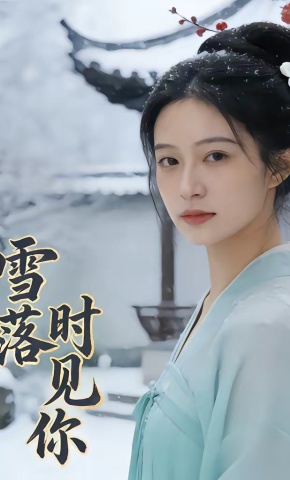 短剧《雪落时见你》海报