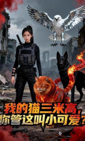 短剧《我的猫三米高，你管这叫小可爱？》海报