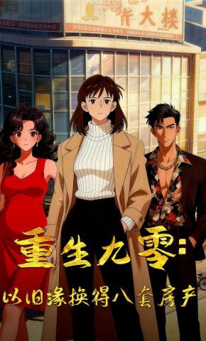 短剧《重生九零，以旧缘换得八套房产》海报