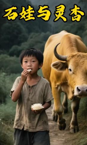 短剧《石娃与灵杏》海报