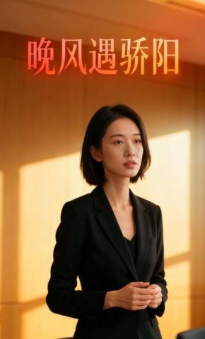 短剧《晚风遇骄阳》海报