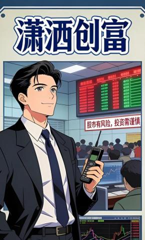 短剧《潇洒创富》海报