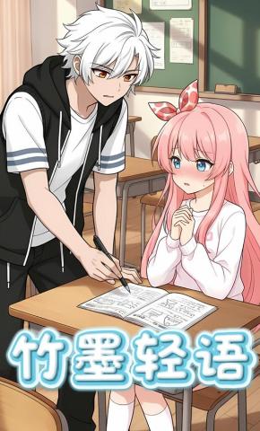 短剧《竹墨轻语》海报