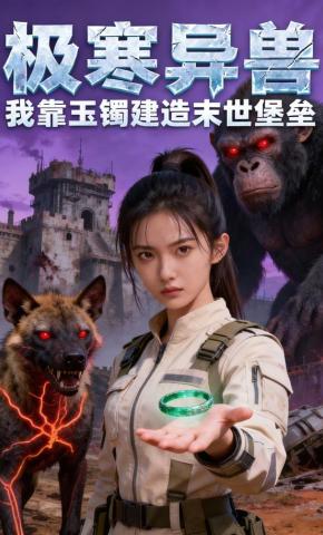 短剧《极寒异兽，我靠玉镯建造末世堡垒》海报