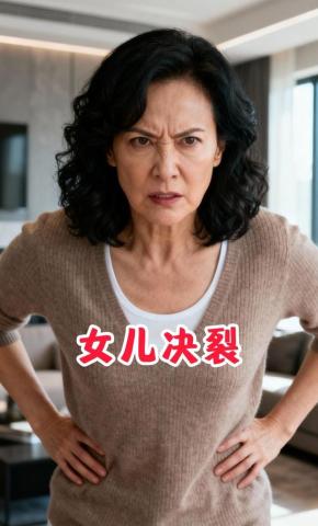 短剧《女儿决裂》海报