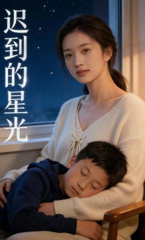 短剧《迟到的星光》海报