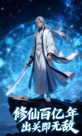 短剧《修炼百亿年，出关即无敌》海报