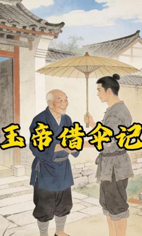 短剧《玉帝借伞记》海报