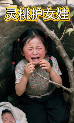 短剧《灵桃护女娃》海报