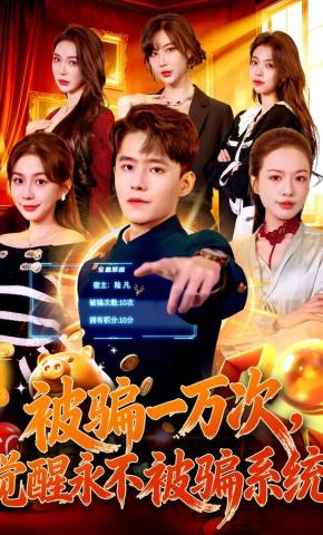 短剧《被骗一万次，觉醒永不被骗系统》海报