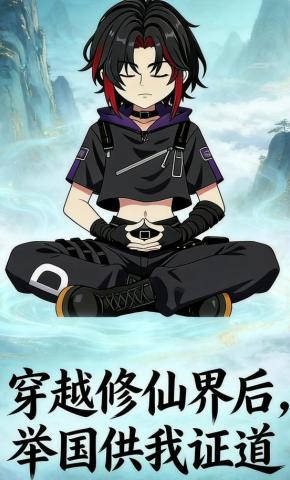 短剧《穿越修仙界后，举国供我证道》海报