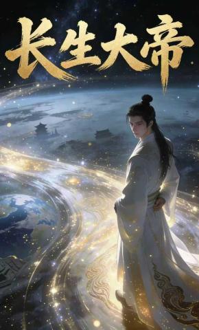 短剧《长生大帝》海报