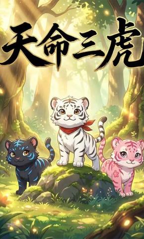 短剧《天命三虎》海报