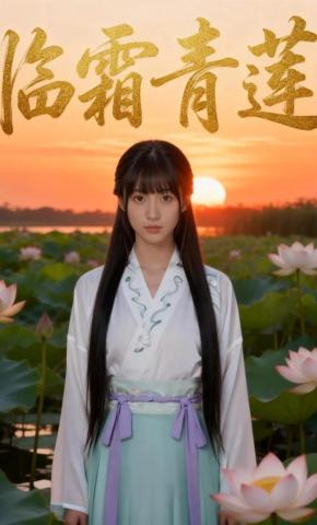 短剧《临霜青莲》海报