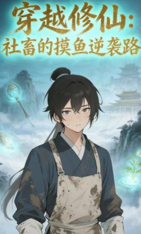 短剧《穿越修仙：社畜的摸鱼逆袭路》海报