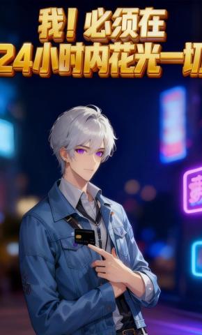 短剧《我！必须在24小时内花光一切》海报