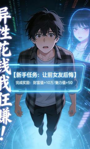 短剧《异性花钱我狂赚！》海报