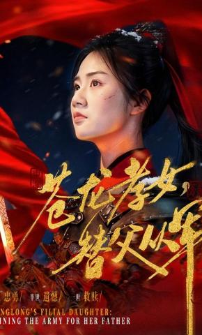 短剧《苍龙孝女，替父从军》海报