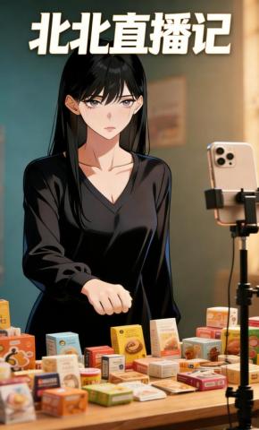 短剧《北北直播记》海报