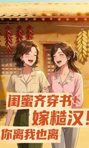 短剧《闺蜜齐穿书！嫁糙汉！你离我也离》海报