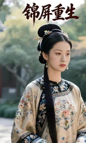 短剧《锦屏重生》海报