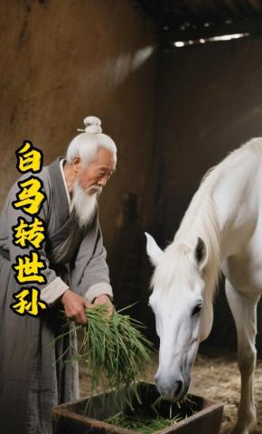 短剧《白马转世孙》海报